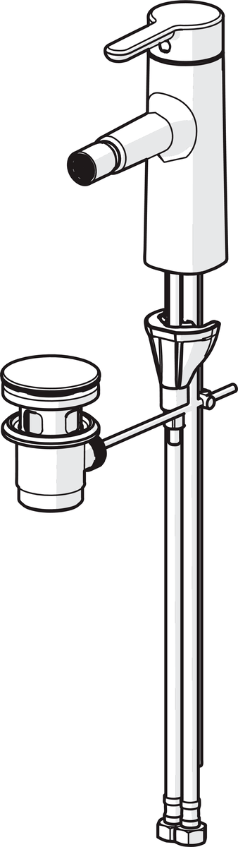 Oras 3018F Cмеситель для биде 3018F Inspera Хром  - Вид №2