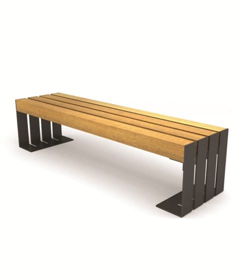 Стальная и деревянная скамья LAB23 ARCH-00015338 - Вид №7