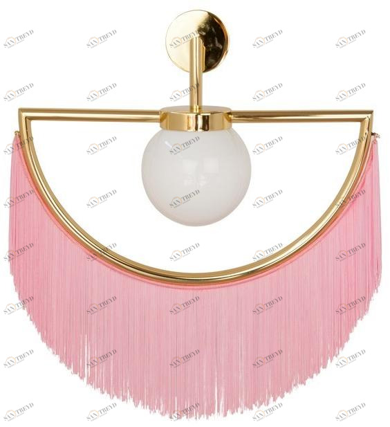 santreyd.com Настенный светодиодный светильник из металла с декоративной бахромой sun-id-1411889