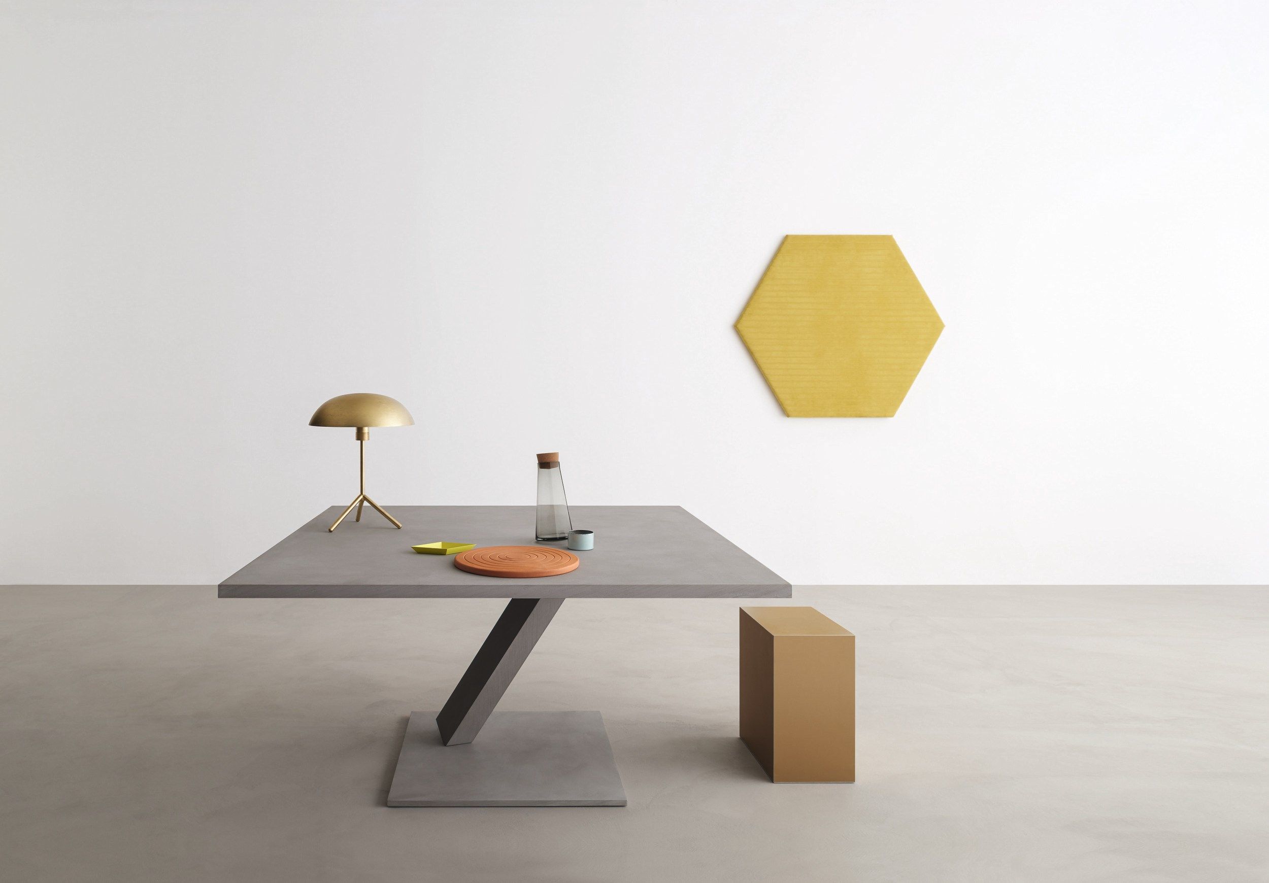 Стальной квадратный стол Desalto ARCH-00142863 - Вид №1