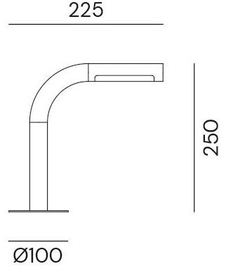 Il Fanale Светодиодный столб из нержавеющей стали To-be 280.01.44/280.02.44 - Вид №2