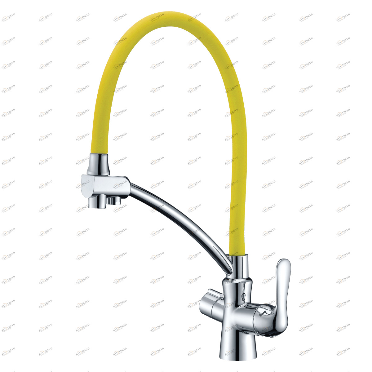 LM3070C-Yellow Смеситель Comfort для кухни с подключением к фильтру с питьевой водой LEMARK COMFORT