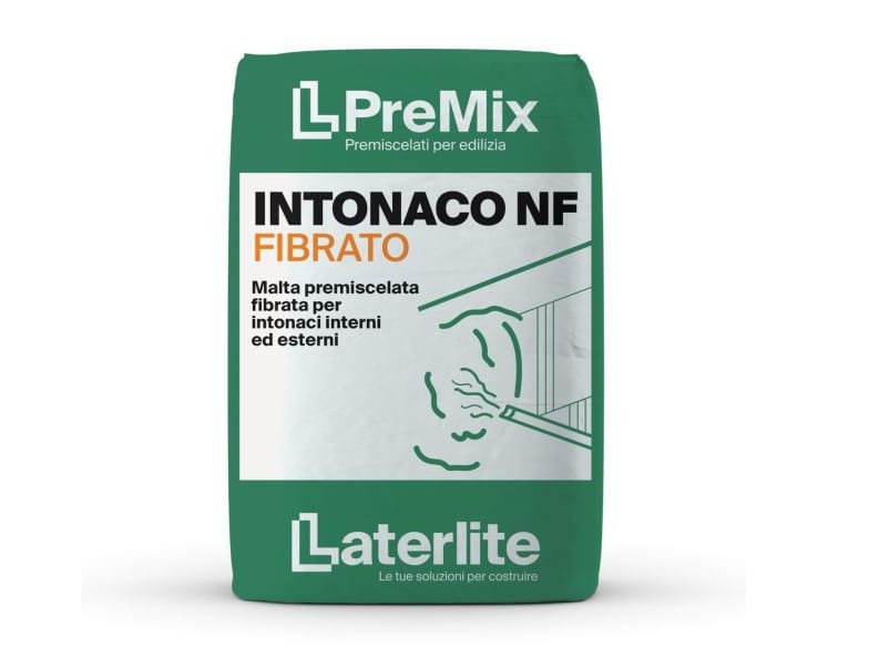Расслоенный предварительно смешанный раствор для штукатурки Premix INTONACO NHF A MANO FIBRATO ARCH-00030894