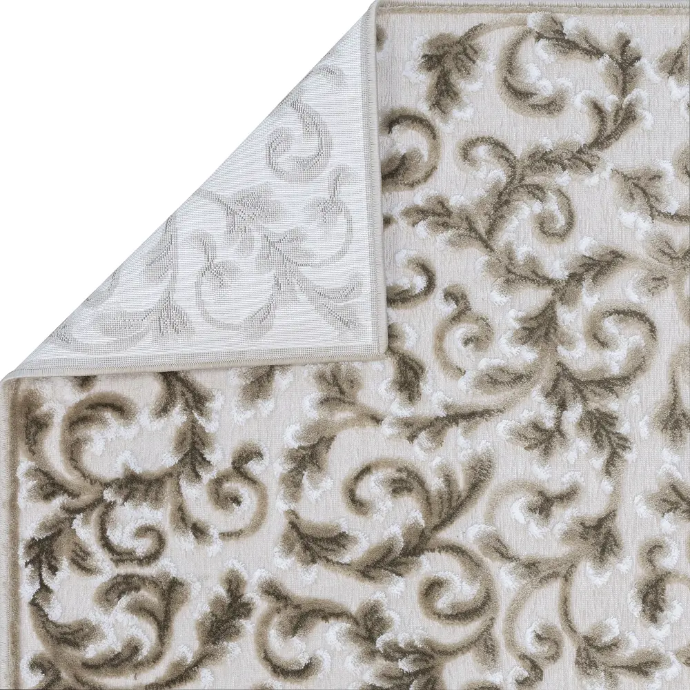 Ковер Роялтафт Шенилл 100x200 см полипропилен 81710_88 цвет бежевый STLM-2145743 - Вид №2