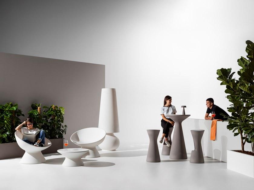 Plust Круглый высокий стол из полиэтилена Fade sun-id-1358397 - Вид №5