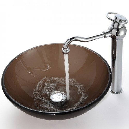 GV-103FR Накладная раковина на столешницу  прямоугольная Krausru  - Вид №8