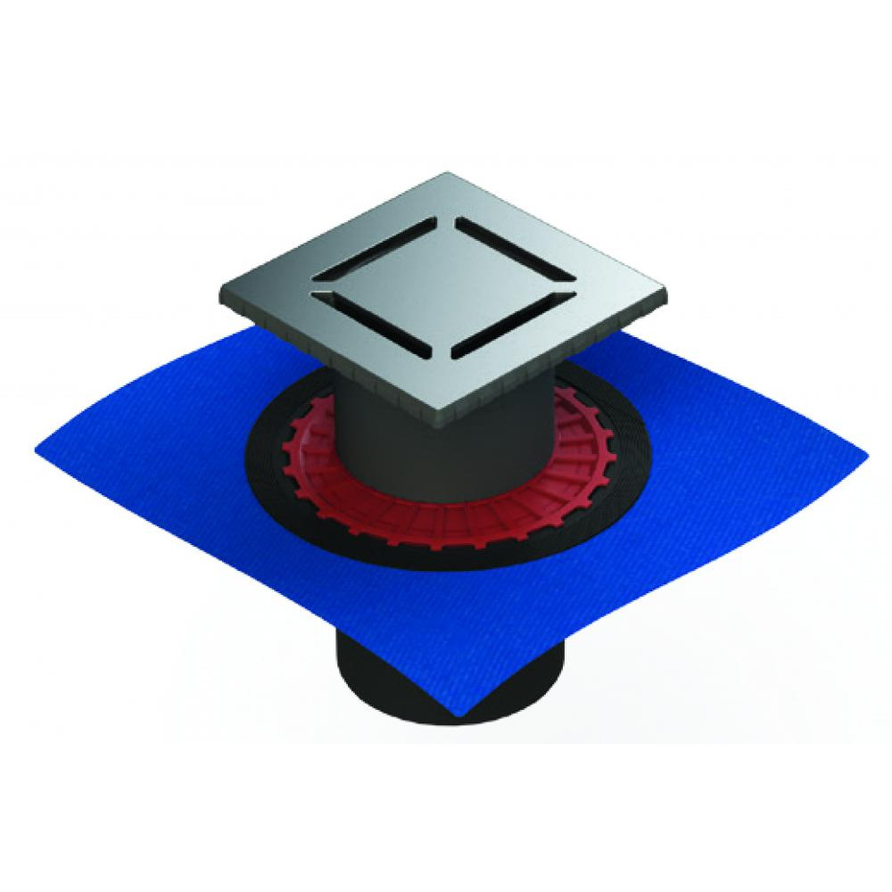 090462 Трап водосток ZENTRUM Norma 100х100  Berges ZENTRUM Norma 