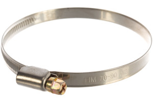 15638141 Обжимной хомут из нержавеющей стали 70-90 мм, 2 шт ИС.140248 MasterProf