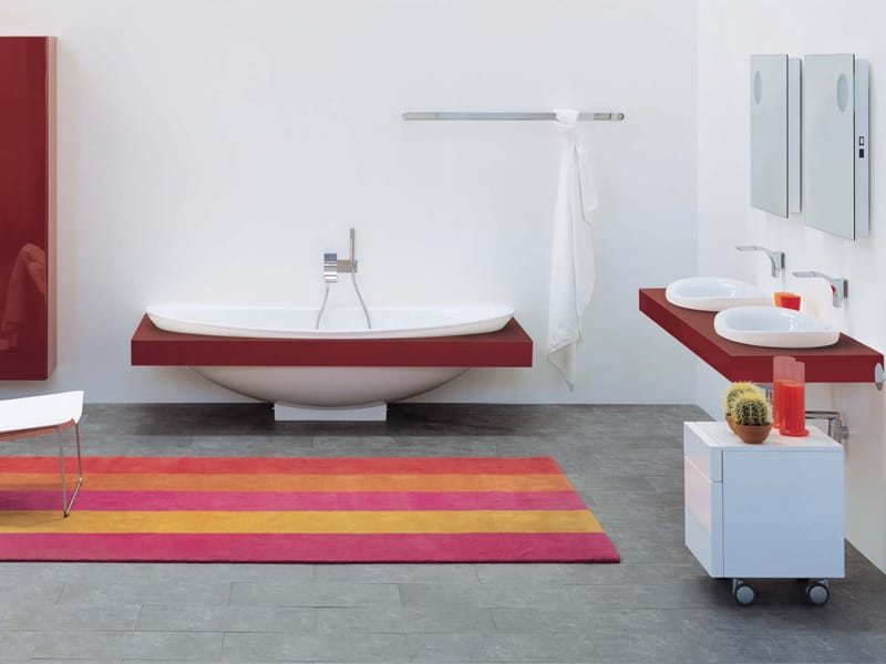 Овальная каменная ванна в центре комнатыluce® Ceramica Flaminia ARCH-00063589 - Вид №4