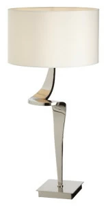 Настольная лампа Enzo от RVAstley серебряный 5024L RVASTLEY ИНТЕРЬЕРНЫЕ 061963 Белый;хром