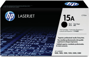 C7115A laserjet black print cartridge HP