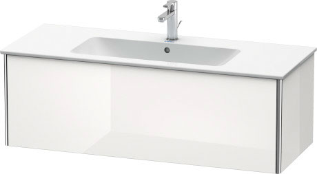 XS407404343 Тумбочка подвесная XSquare #XS4074 1210 x 478 мм Базальт матовый, декор Duravit - Вид №2