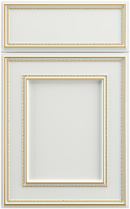 Фасады для кухни Патина Фрезеровка «Брэдфорд» 101 Белый SIST3458-7775