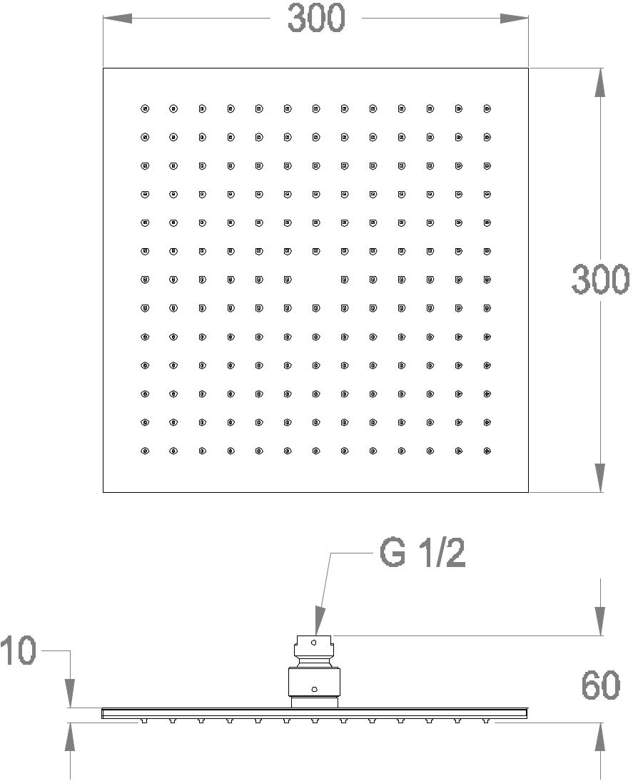Fir Italia Лейка дождевого душа Soffioni doccia 0423370 - Вид №2