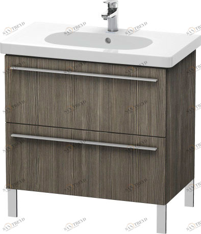 XL651605151 X-Large Тумбочка напольная Сосна коричневая, декор Duravit