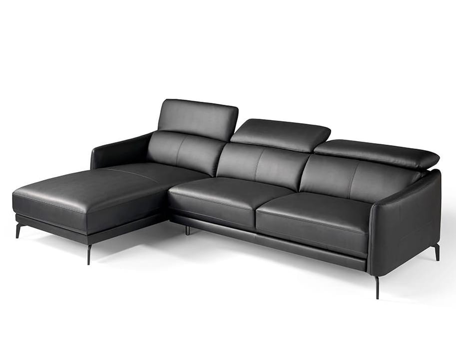 Кожаный диван с полуостровом Angel Cerda диван тренд ARCH-00120949 - Вид №1