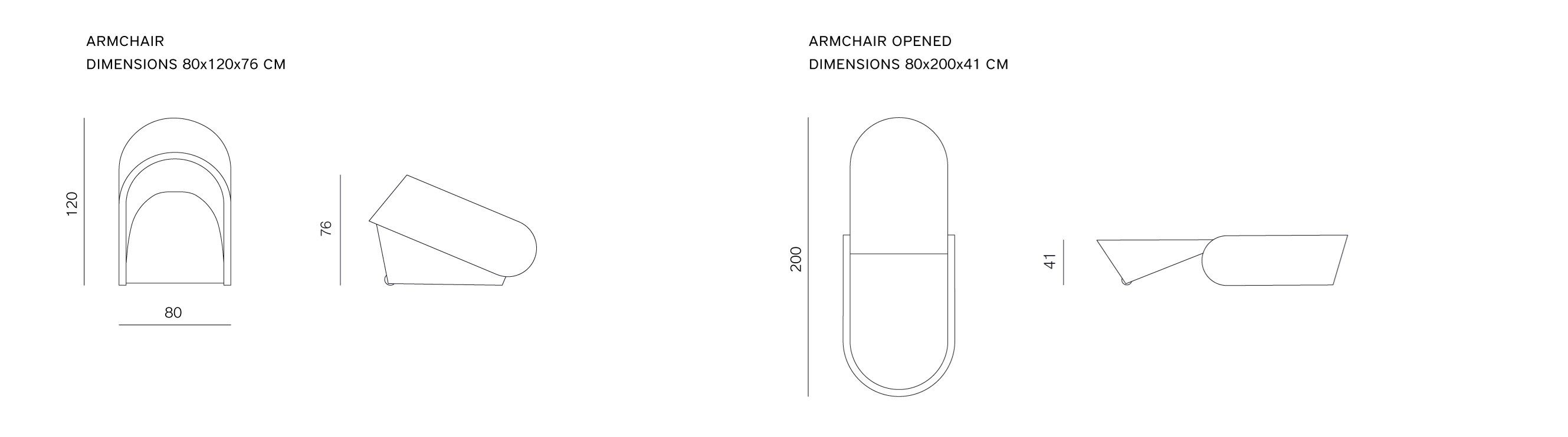 Кресло-кровать из ткани prostoria Подъемник ARCH-00105373 - Вид №10