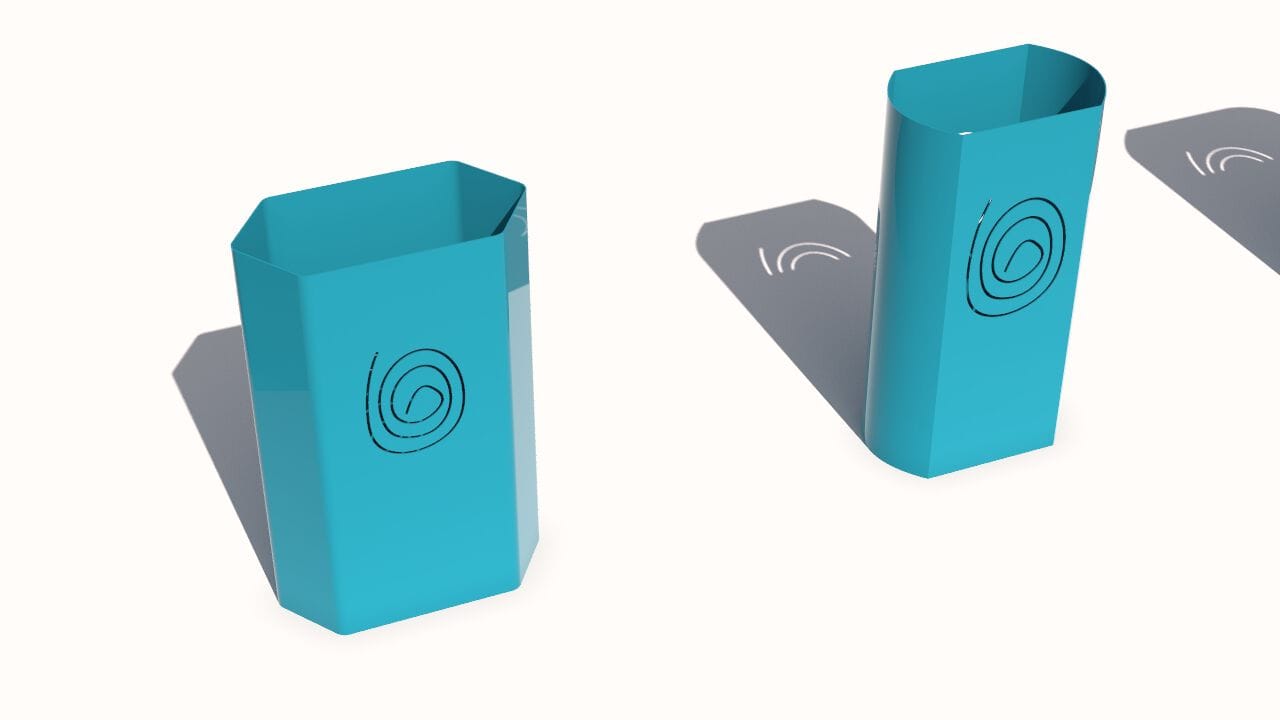 Наружные металлические стойки для мусора CITYSì IMPRONTA ARCH-00077515 - Вид №8