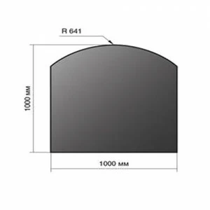 Везувий Лист напольный 1000*1000*2 R641