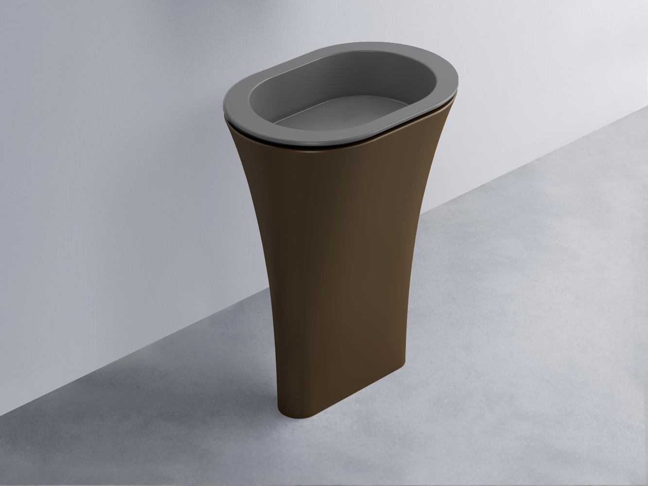 AMLA65-CM+AMPILO-CM+AMCOLO-CA Раковина Amedeo Ovale отдельностоящая cielo Enjoy + Amedeo Ceramica Cielo