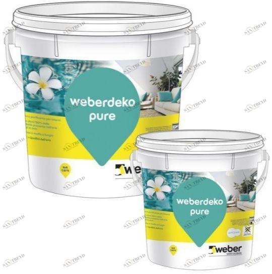 Saint-Gobain Weber Очищающая водоотталкивающая краска для внутренних работ, устойчивая к плесени Weberdeko sun-id-1420557