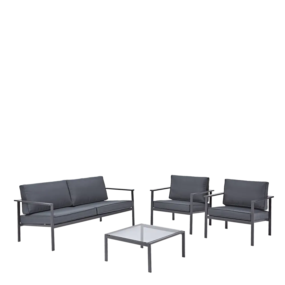 Набор садовой мебели Trino, цвет тёмно-серый NATERIAL STLM-2119862