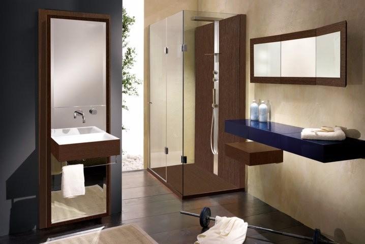 CARMENTA Современная угловая душевая кабина из стекла с колонной и поддоном sun-id-1469108 - Вид №1