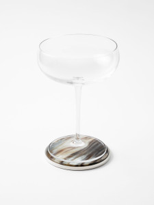 6шт рога и латунные подставки набор