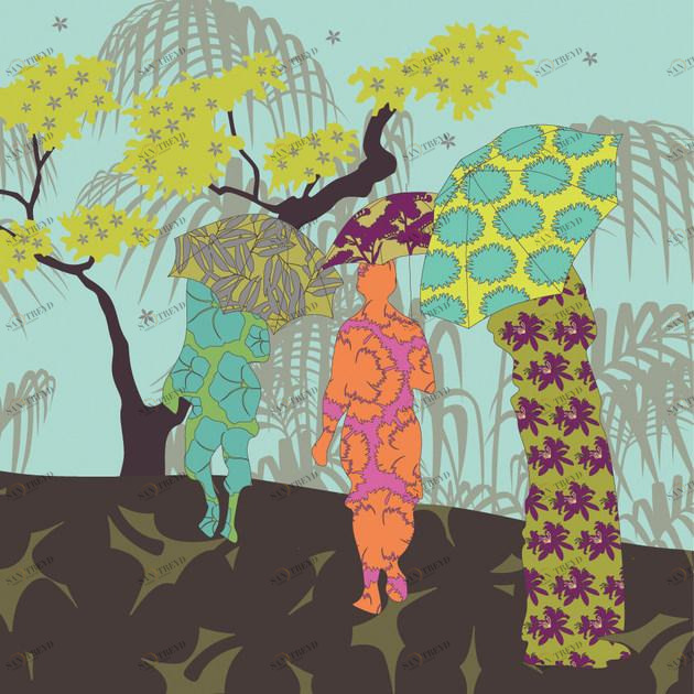 CONCEPTUWALL Клейкое оформление на флизелиновой бумаге Paysage sun-id-1488687