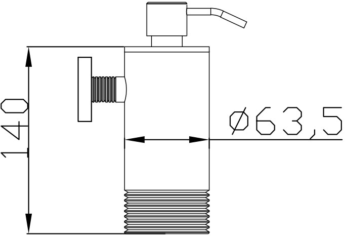 JEE-O Настенный дозатор мыла из стали Soho 701-0040/2/8/9 - Вид №1