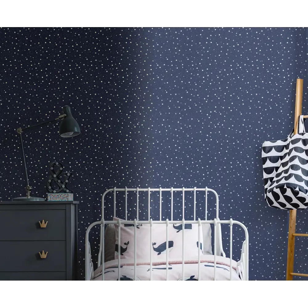 Обои флизелиновые Home Color Wonderful синие 1.06 м HC71536-56 светящиеся в темноте 82770569 STLM-2208851 - Вид №7