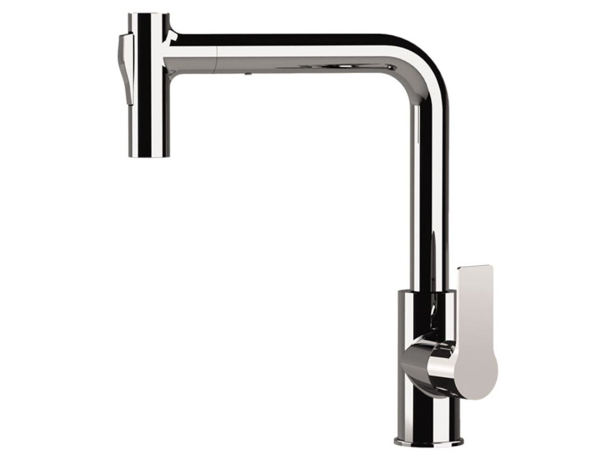 Смеситель для кухни на столешнице со съемным ручным душем Daniel Rubinetterie дизайн ARCH-00061306 - Вид №1
