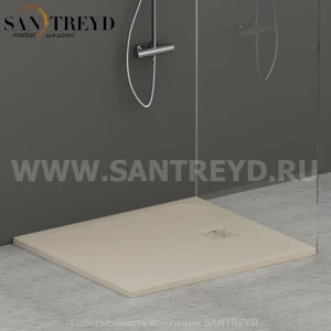 DP10090503 Душевой поддон 100х90 см цвет Жемчужина Globo DOCCIAPIETRA Италия