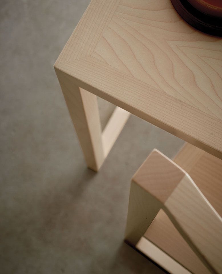 Деревянный письменный стол со стулом Bottega Ghianda ONE ON ONE ARCH-00015293 - Вид №1