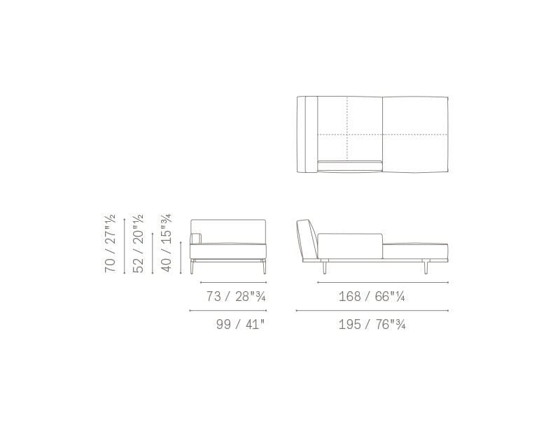 Ткань диван Poltrona Frau коллекция-диваны и кресла ARCH-00009449 - Вид №20