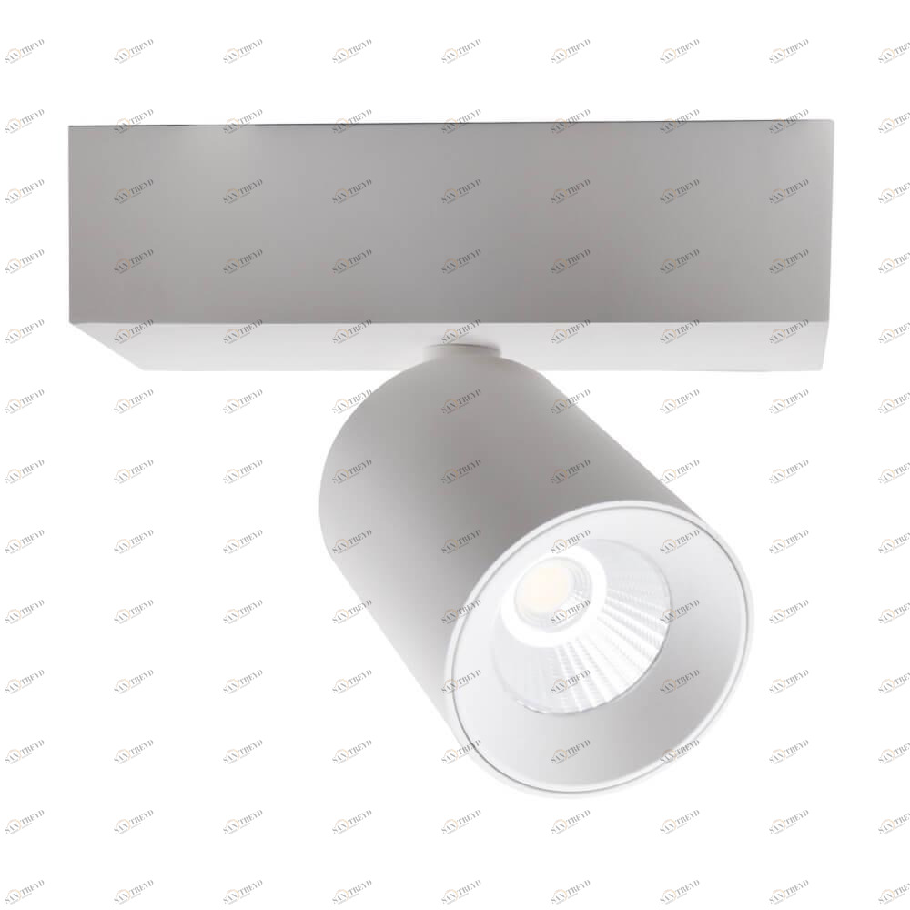 Спот потолочный светодиодный с металлическим плафоном белый Crystal Lux CLT 018W1 WH CRYSTAL LUX CLT 018 00-3925930 Белый 