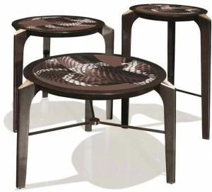 Visionnaire Круглый садовый столик iroko