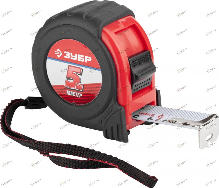 Рулетка Зубр Мастер 5мх25мм обрезиненный корпус 8246
