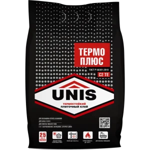 87960010 Клей для плитки Unis Термо Плюс 5 кг STLM-1421079