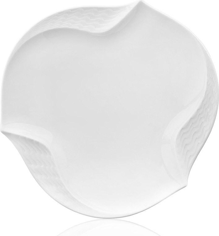 69812 Meissen Блюдо рельефное 15,5см "Игра волн, рельеф, белый" Фарфор 