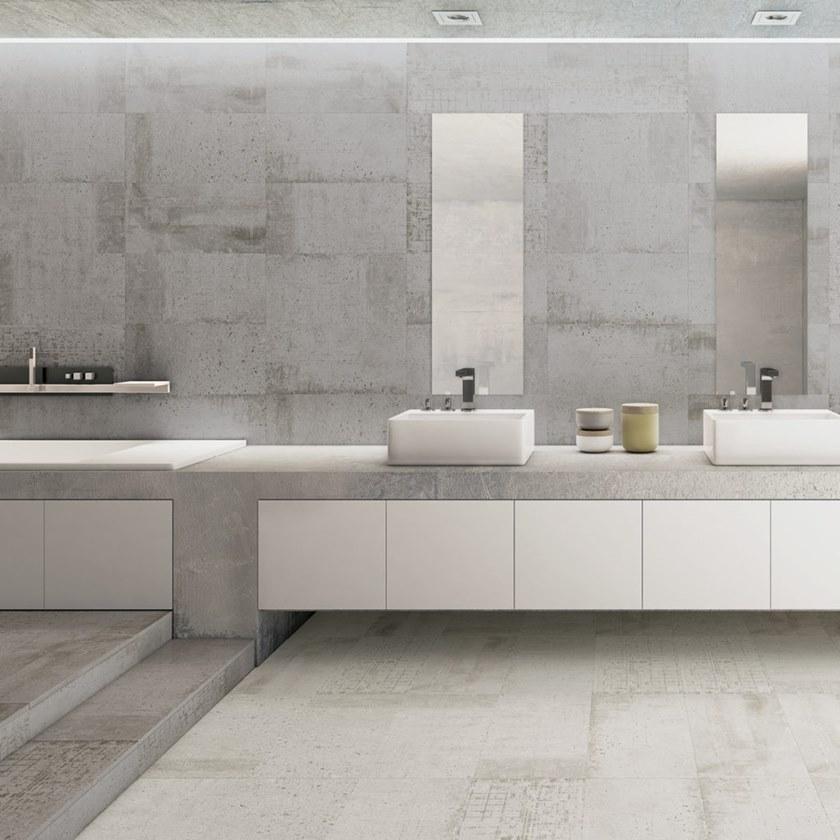 Aparici Белая плитка для стен с эффектом бетона Build sun-id-1463198 - Вид №2