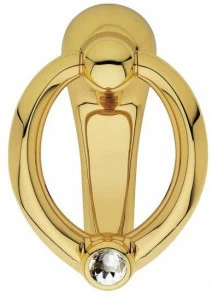 LINEA CALI' Дверной молоток из хромированной латуни Elika crystal