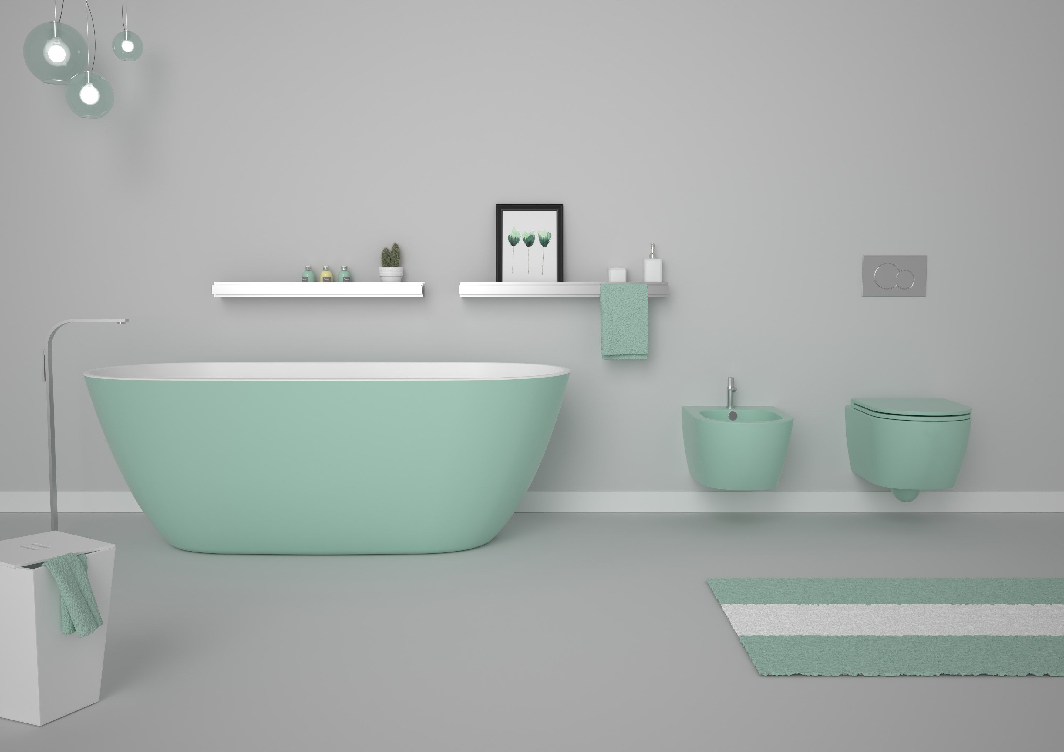 Керамическое подвесное биде GSG Ceramic Design Like ARCH-00133464 - Вид №3