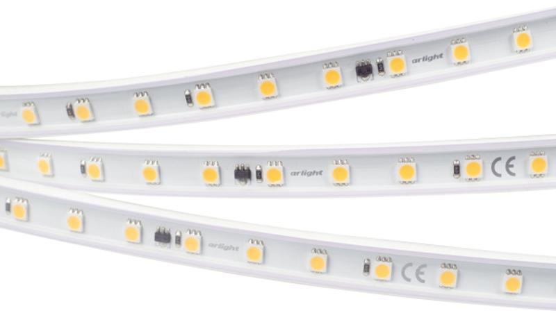 90370607 Светодиодная лента 029400(2) SMD 5060 54 диод/8 Вт/м 230 В IP65 100 м нейтральный белый свет STLM-0203586 ARLIGHT
