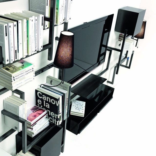 Железный секционный настенный книжный шкаф Mogg ANTOLOGIA ARCH-00068868 - Вид №12