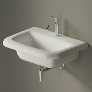 ACER07661RZZ Подвесная раковина настенная прямоугольная Agape  белая