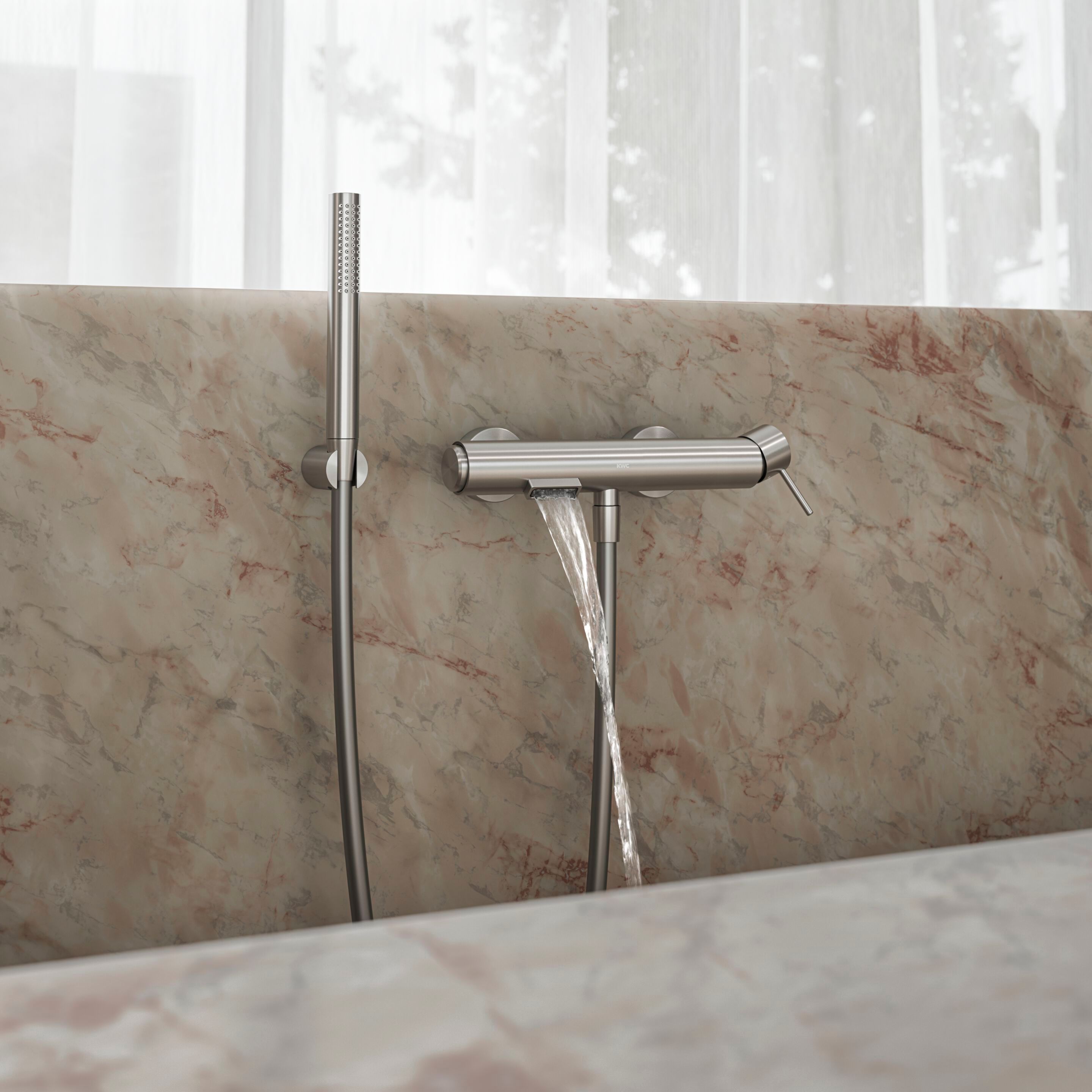 Однорычажный настенный смеситель для ванны KWC ONO E ARCH-00037796 - Вид №2