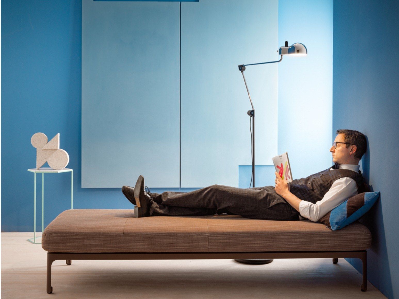 Металлический торшер с гибкой рукояткой Stilnovo Topo ARCH-00133890 - Вид №2