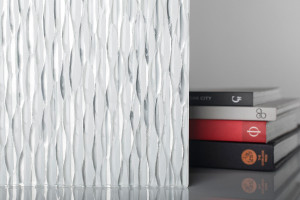 FSRT485 Стекло Castglass Classic Level в дизайне nuv'eau + shadow (вертикальное) Forms-surfaces