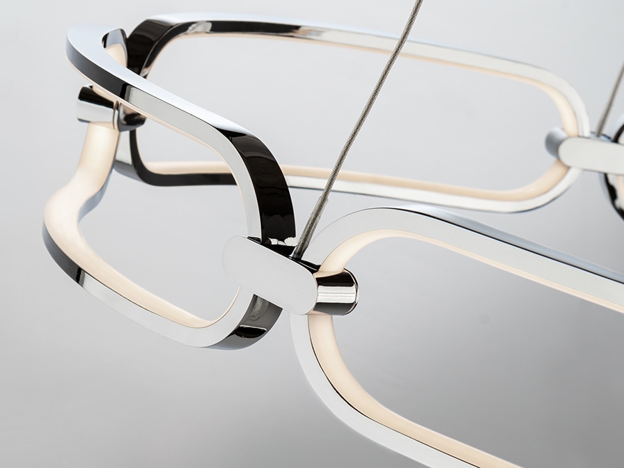 070093 Подвесной светильник LED хром 60Ø Schuller Colette - Вид №1